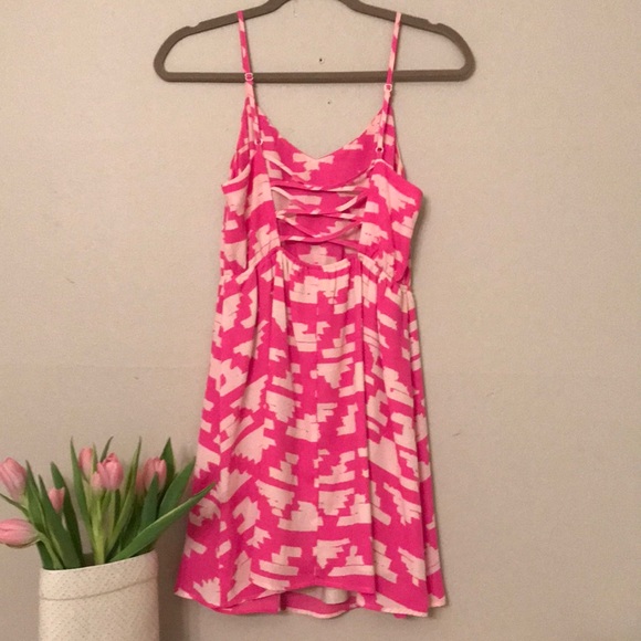 Aztec Print Pink Dress - Picture 2 of 5